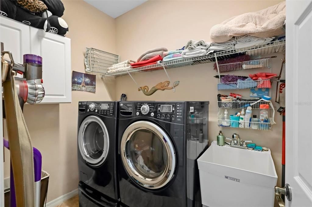 Indoor Laundry Utility room