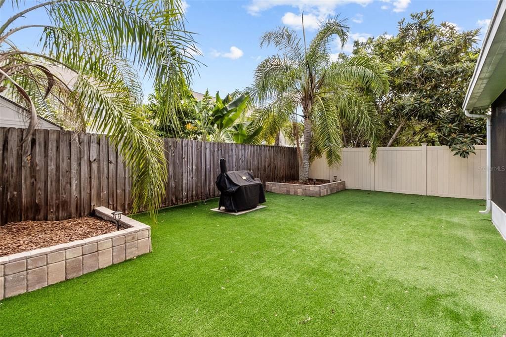 maintenance free backyard