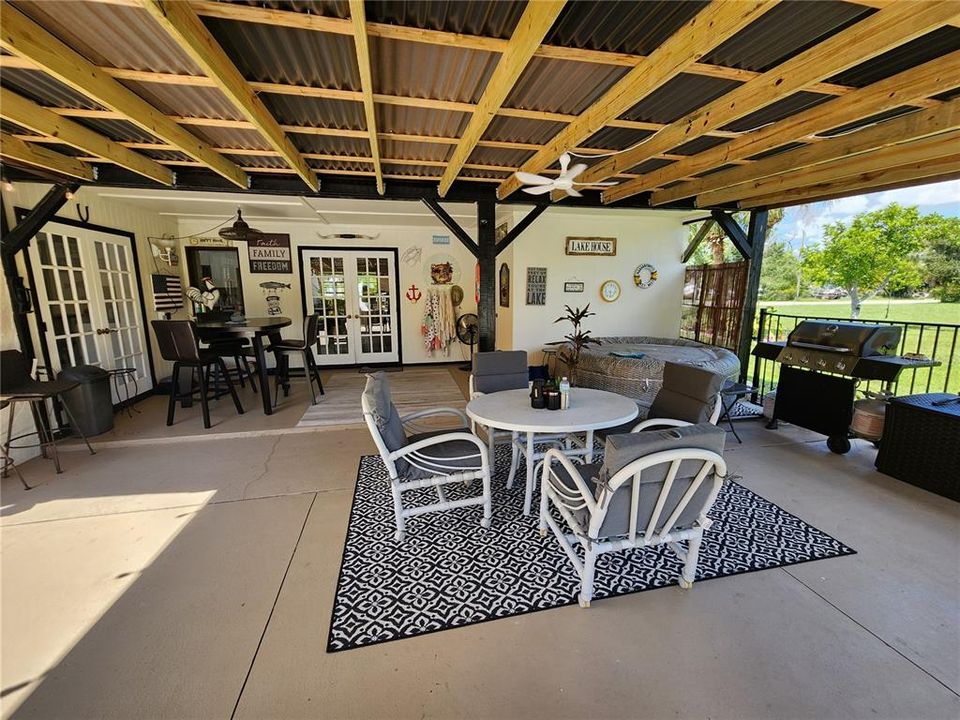 Front Home - Covered Outdoor Living Area