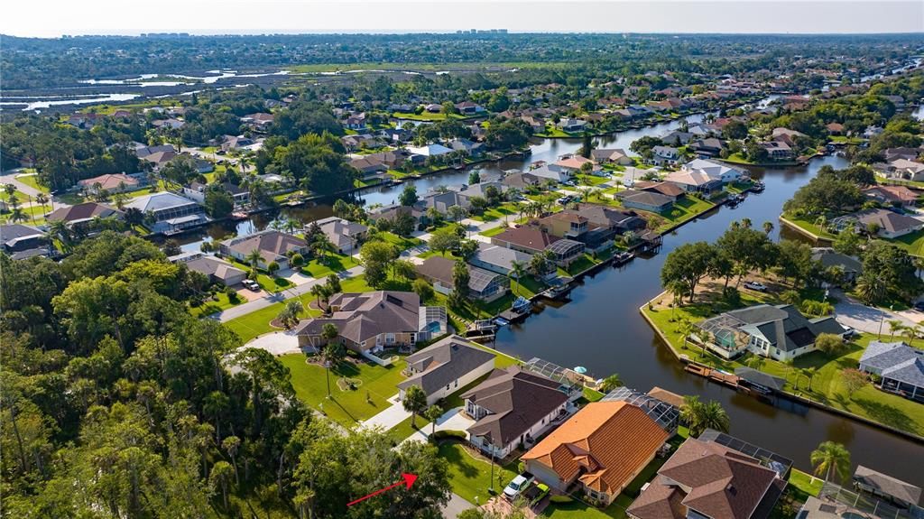 Views of looking down the canal