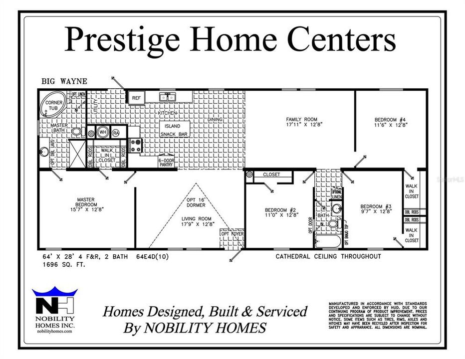 For Sale: $259,900 (4 beds, 2 baths, 1696 Square Feet)