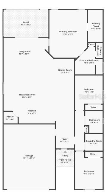 На продажу: $459,990 (3 спален, 2 ванн, 1905 Квадратных фут)