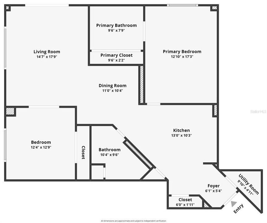 For Sale: $335,000 (2 beds, 2 baths, 1189 Square Feet)