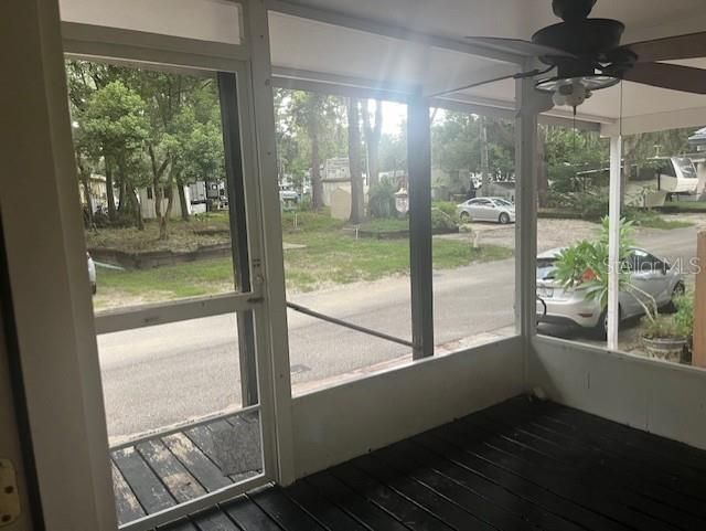 Screened in porch