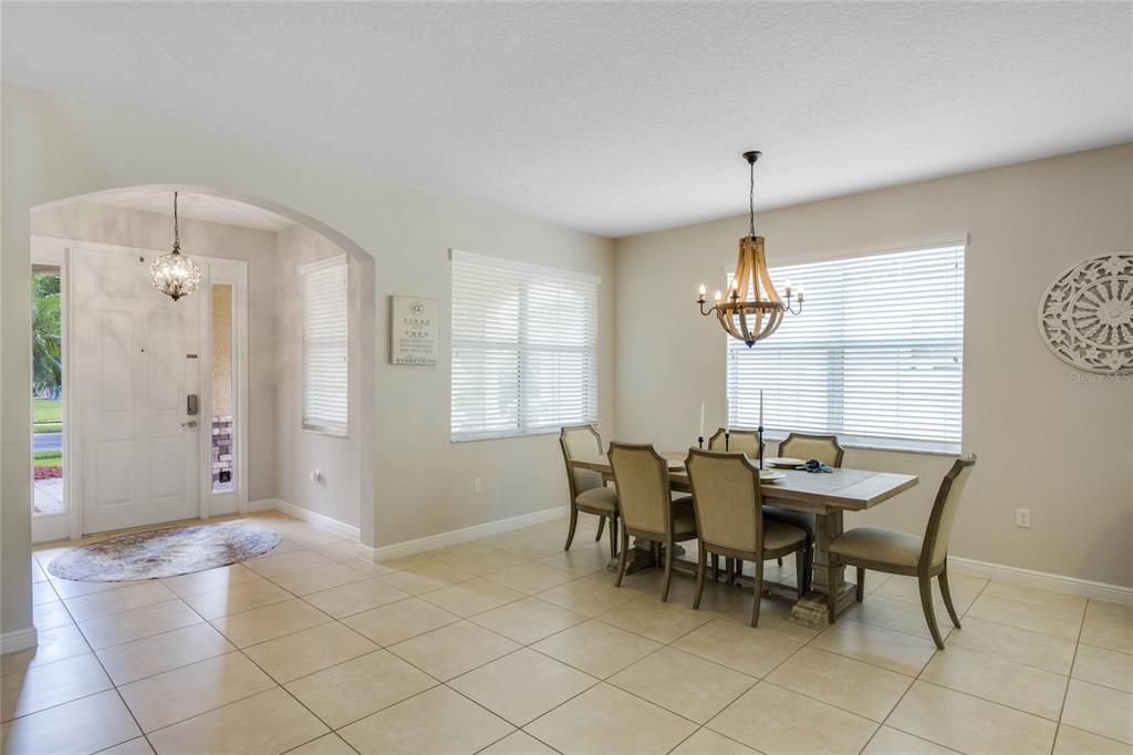 Foyer and formal dining