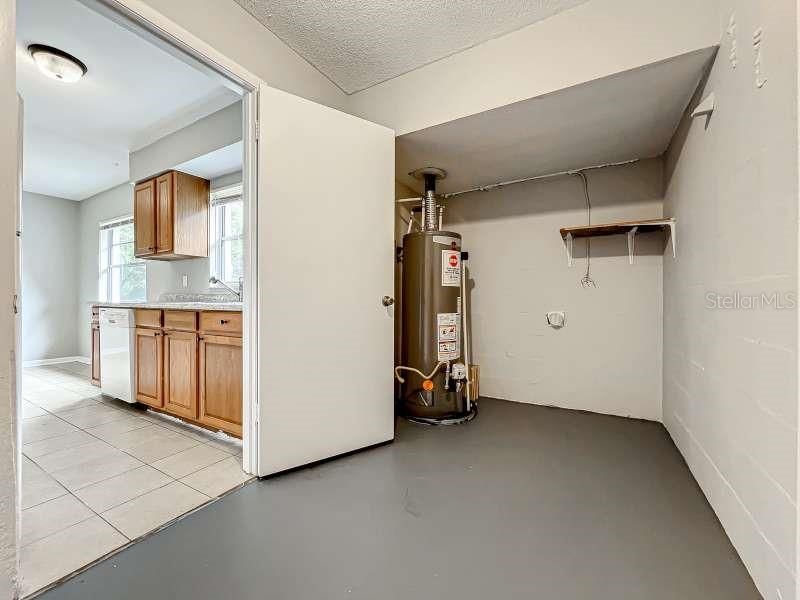 Laundry room just off the kitchen