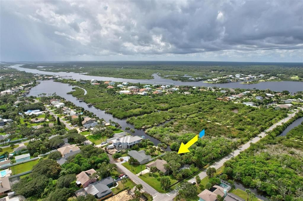 Salt-water Canal behind 2300 S. Flagler Ave.