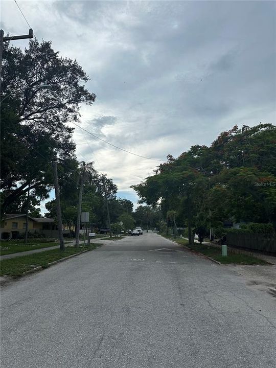 Street view facing west