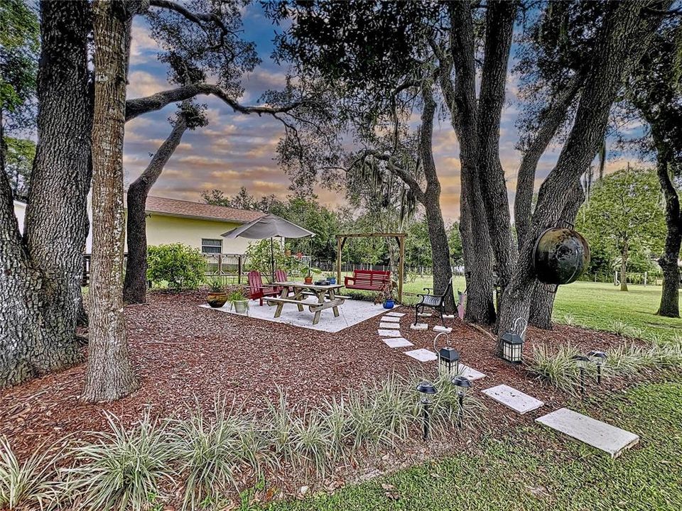 Beautiful outdoor seating area