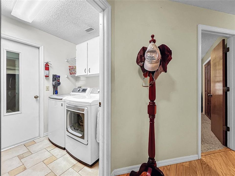 Laundry room with storage