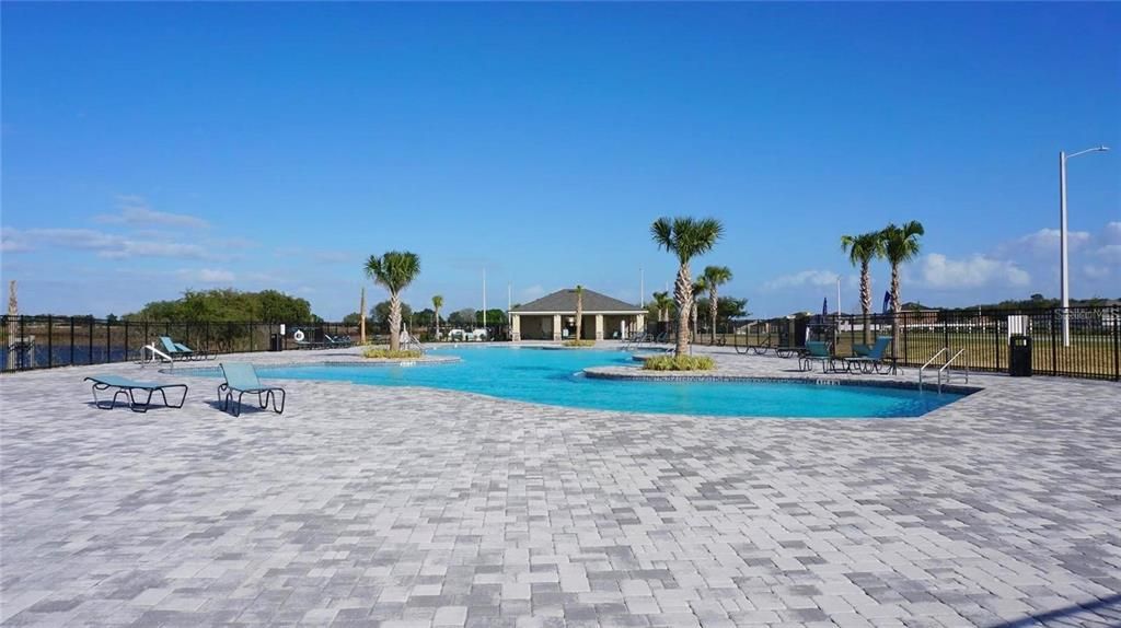 Community resort-style pool