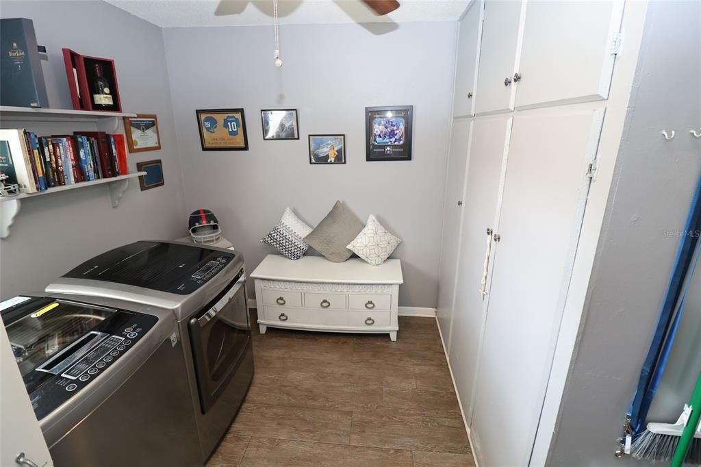 Laundry room & storage