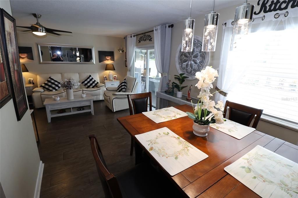 Eat in kitchen & family room