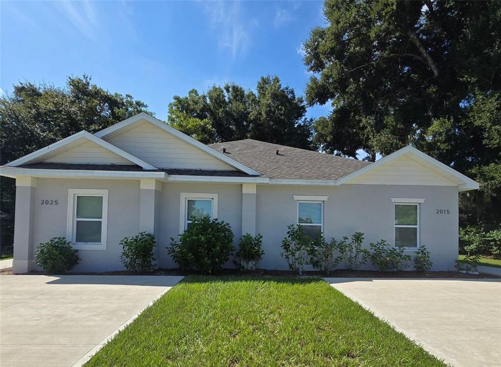 Duplex Front view