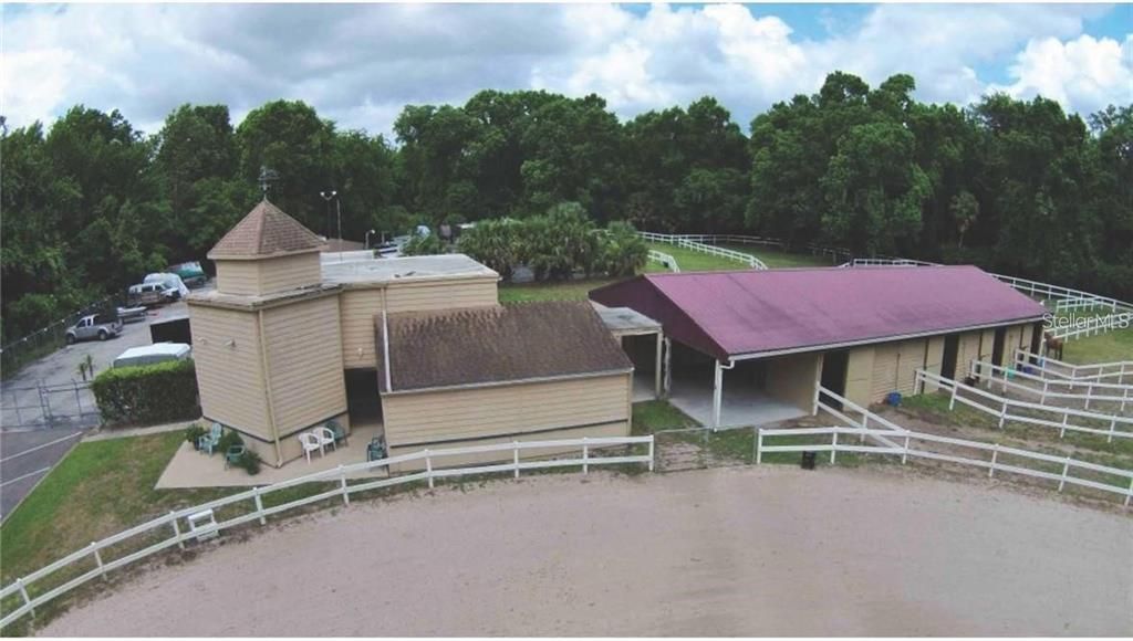 Horse stables on Wisteria