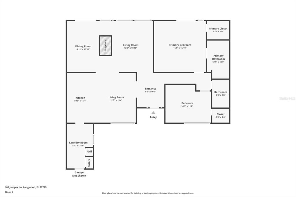 На продажу: $425,000 (2 спален, 2 ванн, 1592 Квадратных фут)