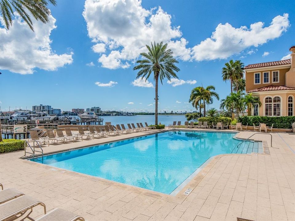 Large Waterfront Pool