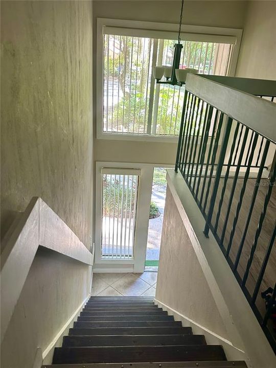 Staircase to the home