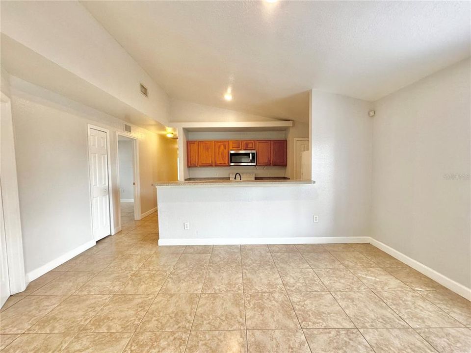 Dining area off kitchen