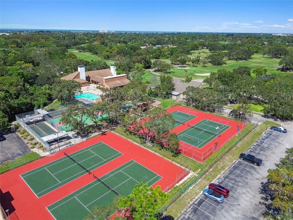 Tennis and Pickleball courts.