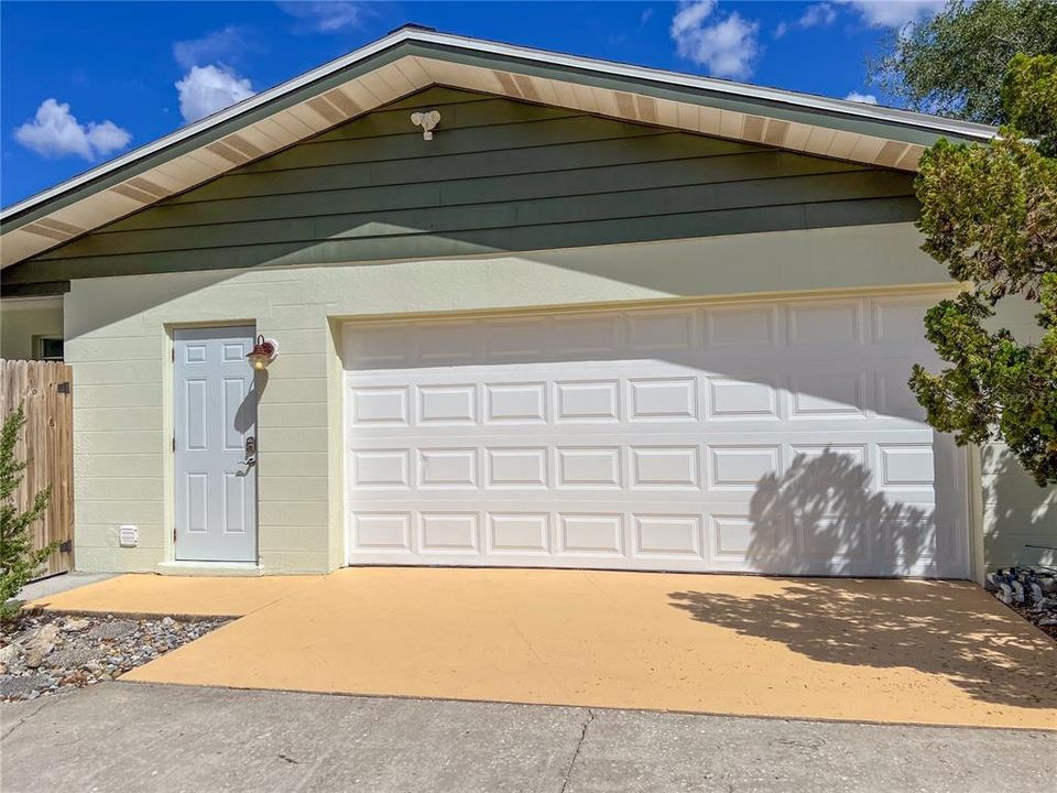 Garage and Driveway