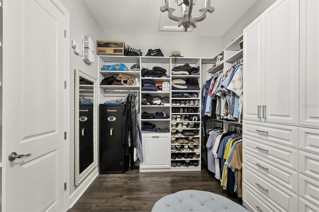 Primary walk-in closet