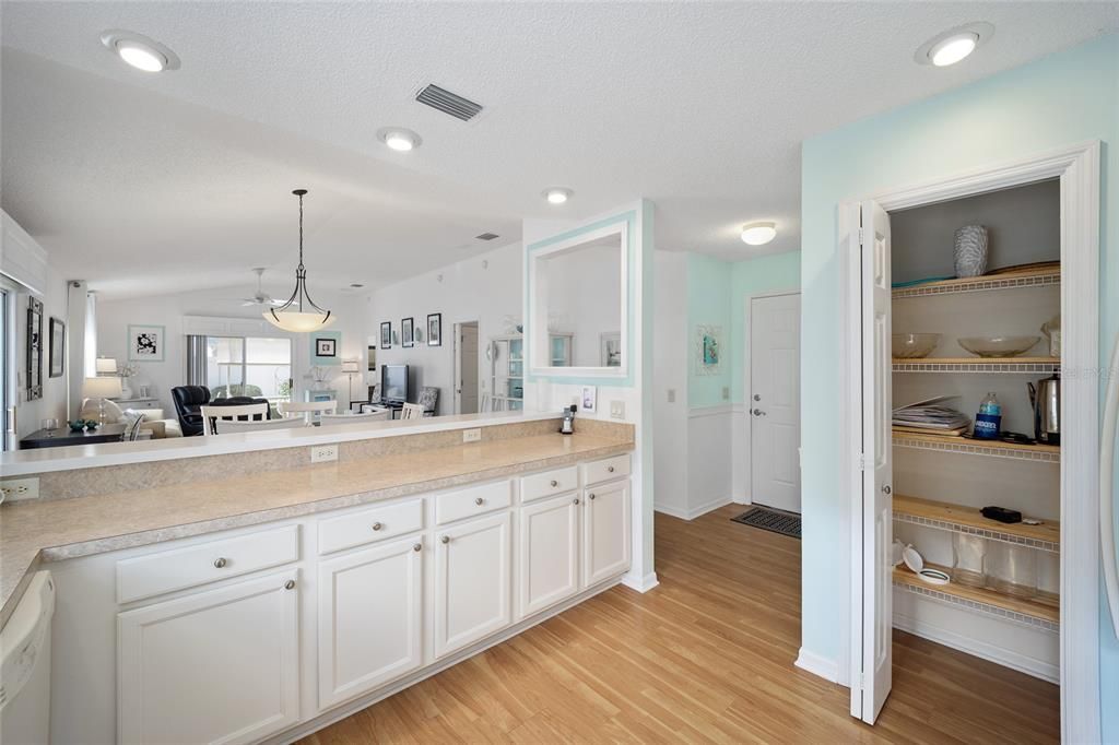 Closet Pantry in Kitchen