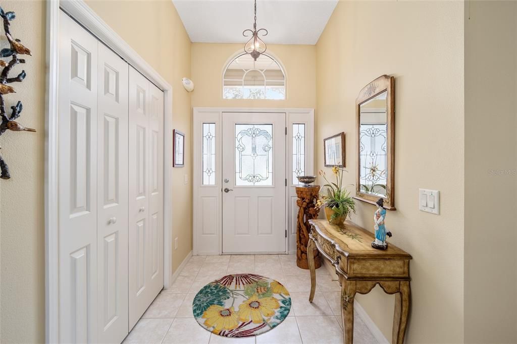 Coat Closet in Foyer