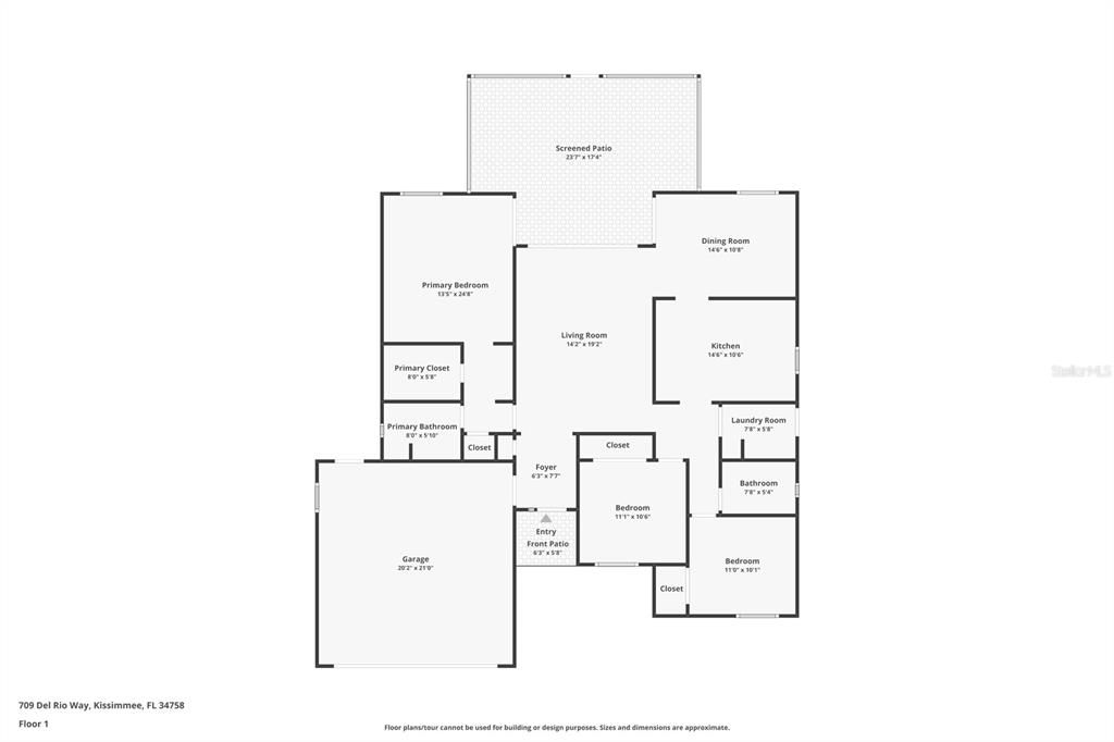 На продажу: $309,900 (3 спален, 2 ванн, 1855 Квадратных фут)