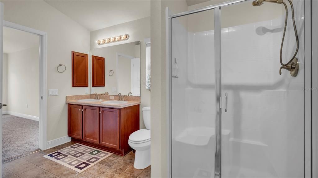 Master Bathroom with walk in shower