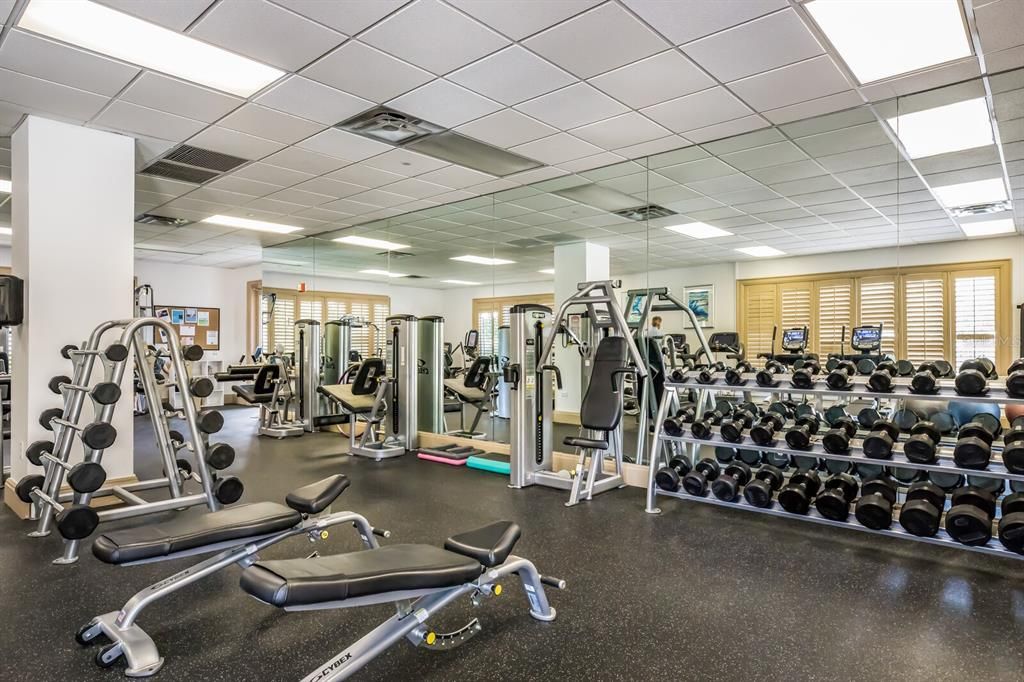 Weight room/Exercise area