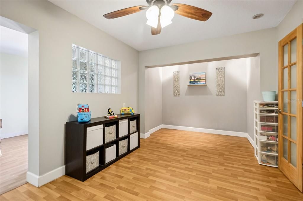 Separate Flex space Sitting area in Primary Bedroom retreat