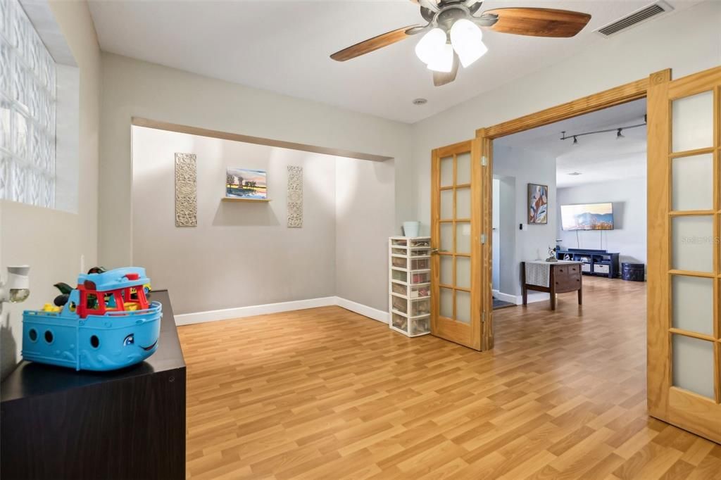 Separate Flex space Sitting area in Primary Bedroom retreat