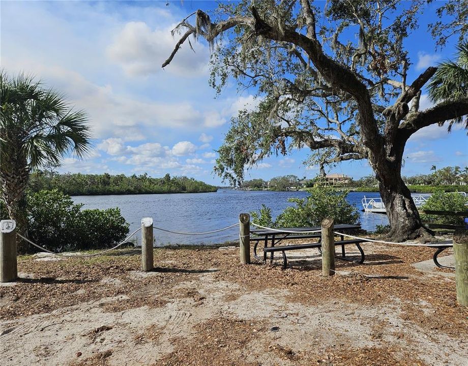 Ft. Hamer Park - beautiful view of the Manatee River