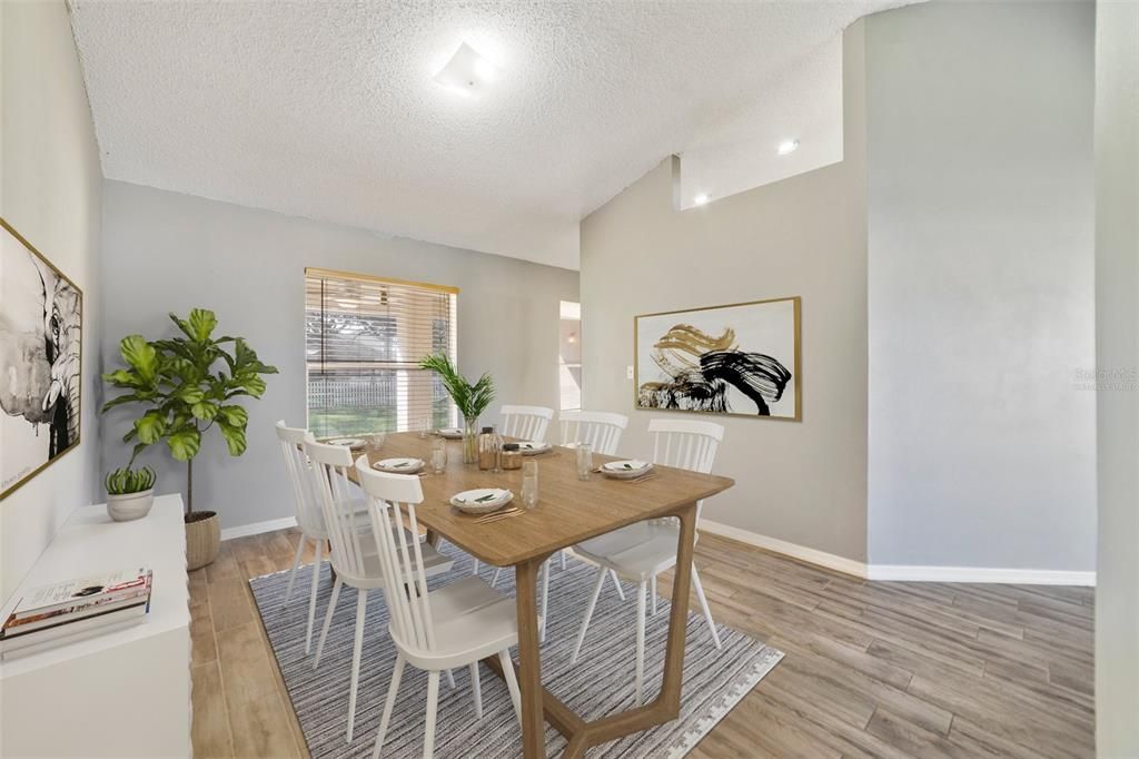 Formal living and dining in addition to a family room off the kitchen give you versatile options for how to use the space and four bedrooms means room to grow. Virtually Staged.