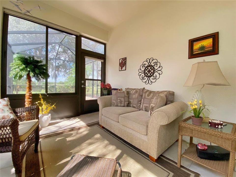 Tiled Floor in Florida Room