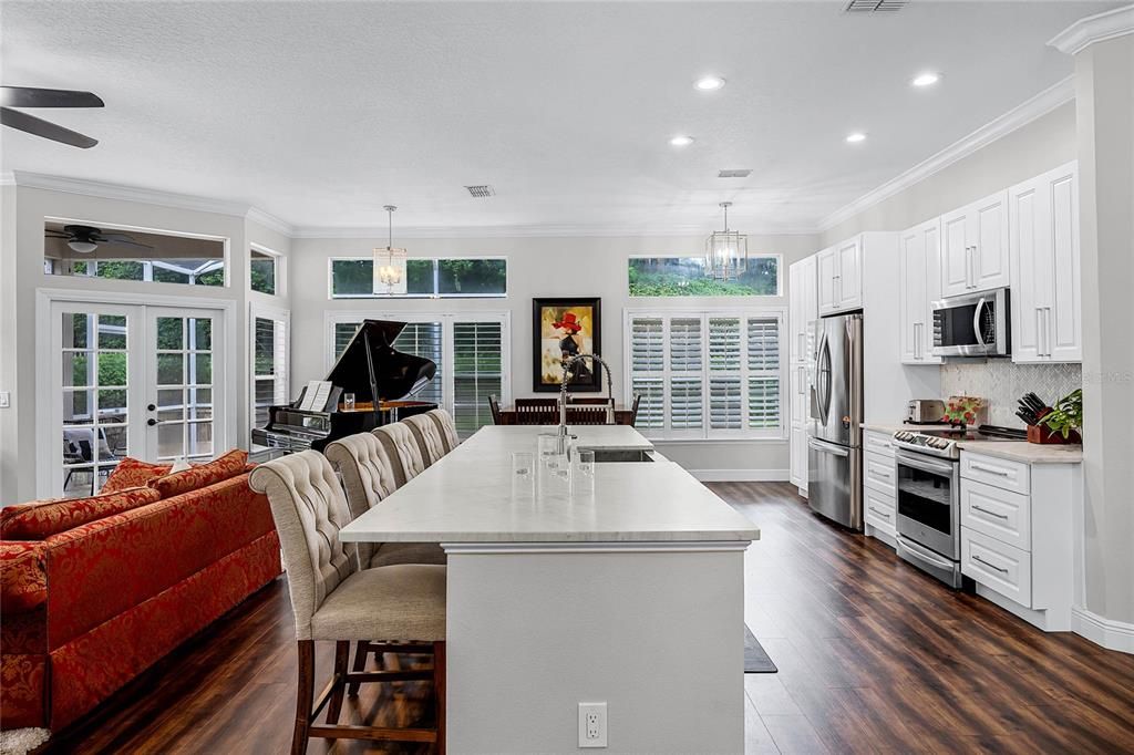 Gorgeous remodeled gourmet kitchen