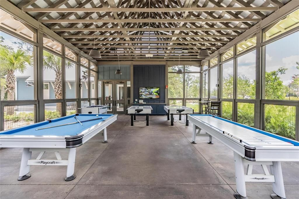 Shuffleboard, pool, and more games to play at the community center