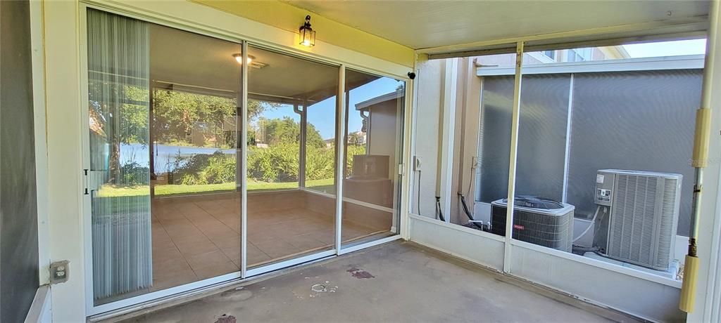 Screened patio