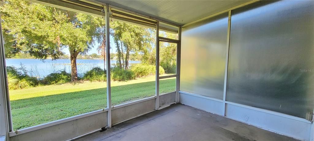 Screened patio