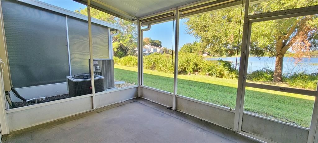 Screened patio