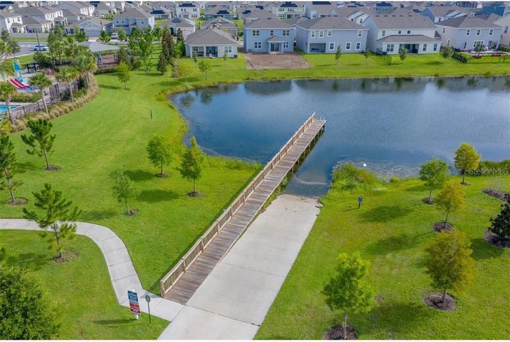 Boat ramp within the community.