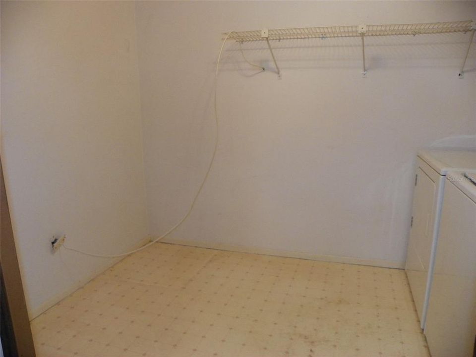 Utility room off of kitchen.