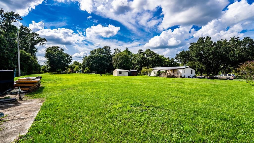 View from end of South Yard facing Home