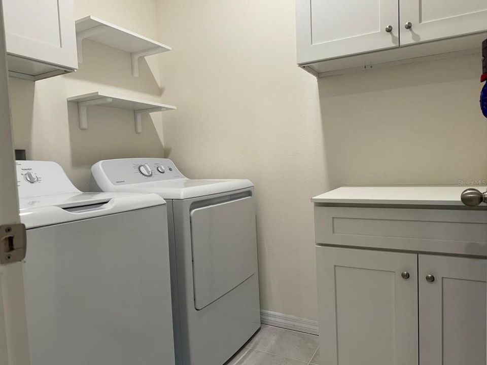 Upstairs laundry room