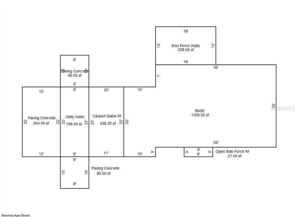 На продажу: $279,900 (2 спален, 2 ванн, 1208 Квадратных фут)