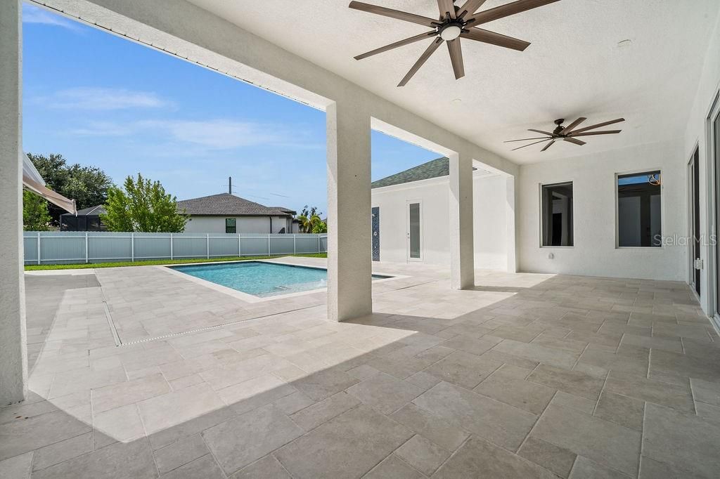 Lanai and Pool Area