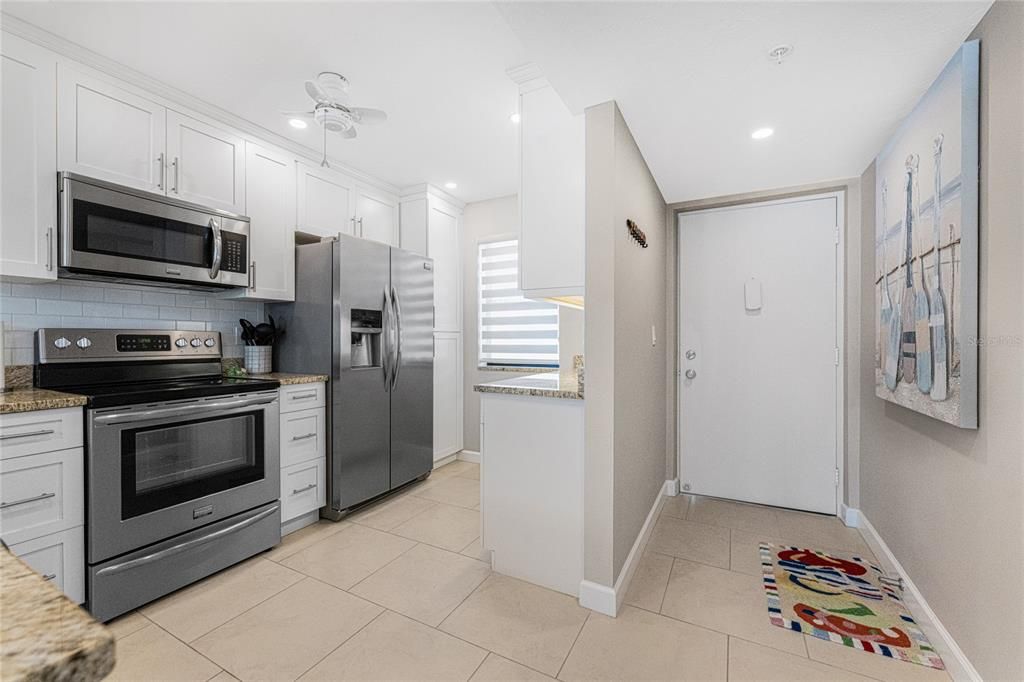 Entryway & Kitchen