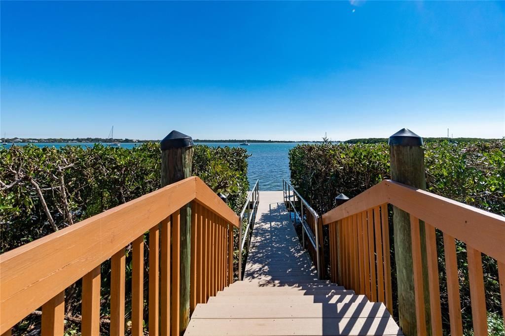 Walkway from Pool to Fishing Dock