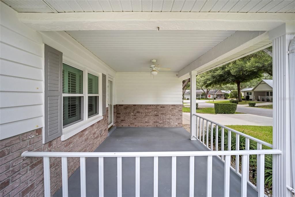 Large front porch to enjoy.